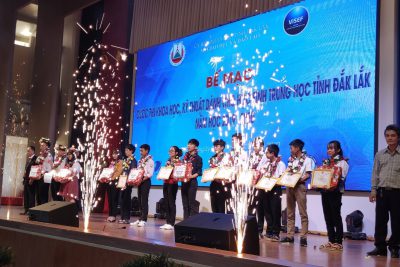 TRƯỜNG THCS TRẦN QUANG DIỆU ĐẠT GIẢI NHẤT CUỘC THI KHOA HỌC, KỸ THUẬT DÀNH CHO HỌC SINH TRUNG HỌC TỈNH ĐẮK LẮK NĂM HỌC 2019-2020