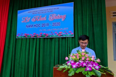 LỄ KHAI GIẢNG NĂM HỌC MỚI 2019 – 2020 CỦA TRƯỜNG THCS TRẦN QUANG DIỆU